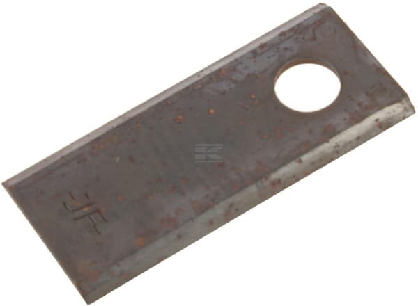 Mähmesser links / rechts 114x48x4 mm, Bohrung Ø 19 mm, geeignet für Kongskilde JF / Stoll