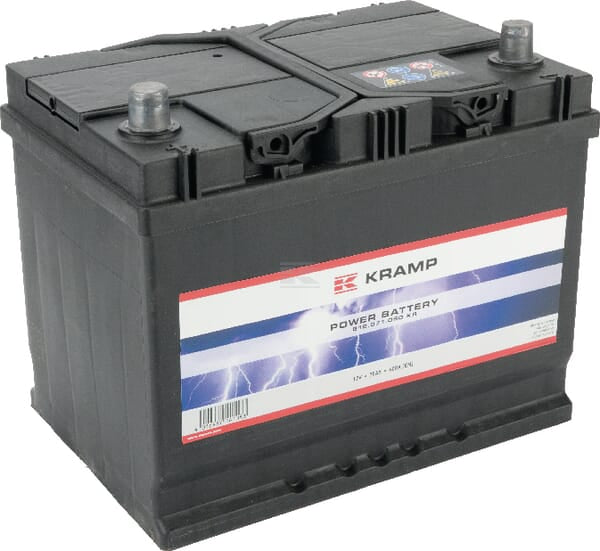Kramp, Traktionsbatterie 12V, 70Ah, 600A, 260 x 175 x 225mm