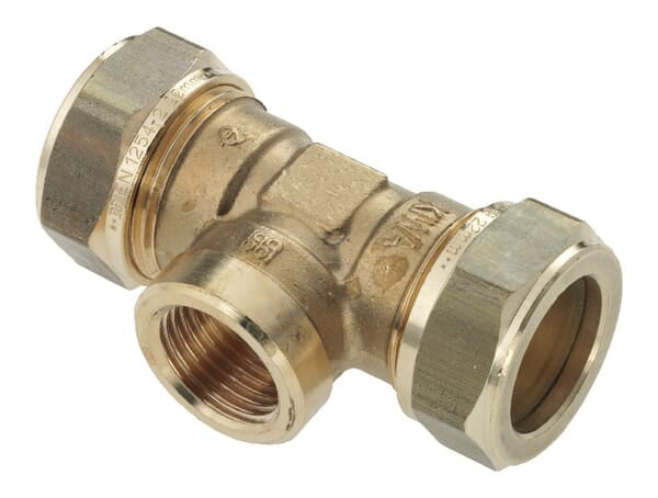 T-Klemmkupplung 22mmx1/2"x22mm