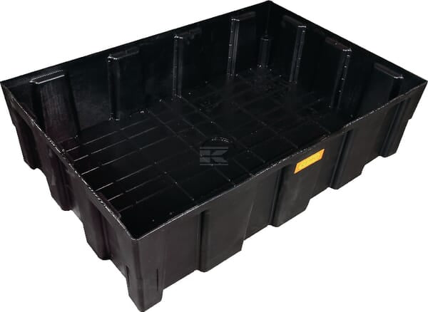 Auffangwanne Kunststoff schwarz 224L Kapazität 600kg 1205x805x330mm Cemo