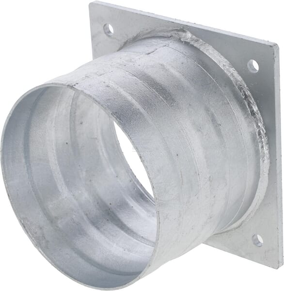 Flansch + 8" Tülle verzinkt