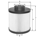 MFE1345MB Kraftstofffilterelement (metallfrei)