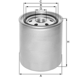 ZP16F Kraftstofffilter SpinOn