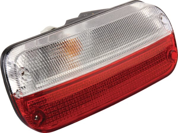 Rückleuchte links 12 V 21 W, transparent/rot, geeignet für New Holland