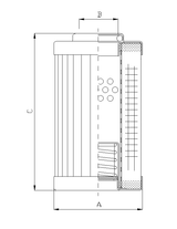 R610T100 Hydraulikfilterelement (Rücklauffilter)
