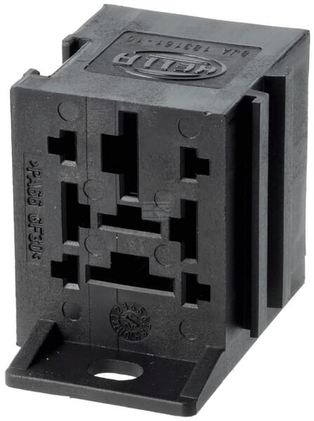 Relaissockel 9-poliger Stecker, Flachsteckerhülse