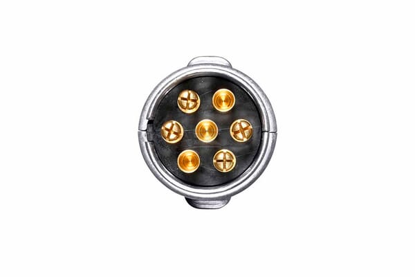 Stecker 7 pin Flachstecker