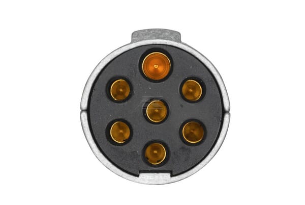 Stecker 7 pin DIN/ISO 1185 Metallflachstecker