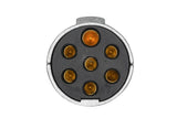 Stecker 7 pin DIN/ISO 1185 Metallflachstecker