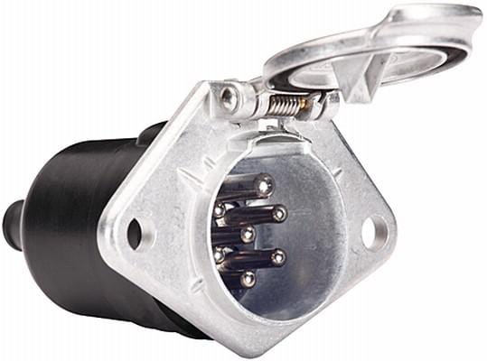 Steckdose 7-pol. 24V Metall