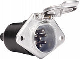 Steckdose 7-pol. 24V Metall