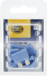 Sicherung, Stecksicherung, Standard, 15A,  Blau, 18.8mm, 10Stk., Hella