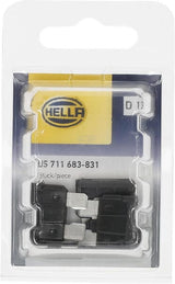 Sicherung, Stecksicherung, Standard, 1A,  Schwarz, 18.8mm, 5Stk., Hella