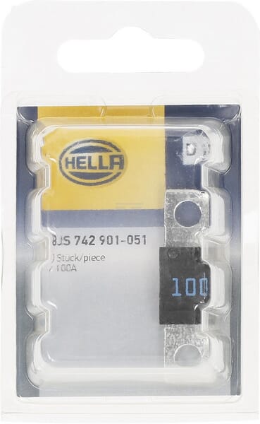 Sicherung, Midi, 100A,  Blau, 41.07mm, 1Stk., Hella