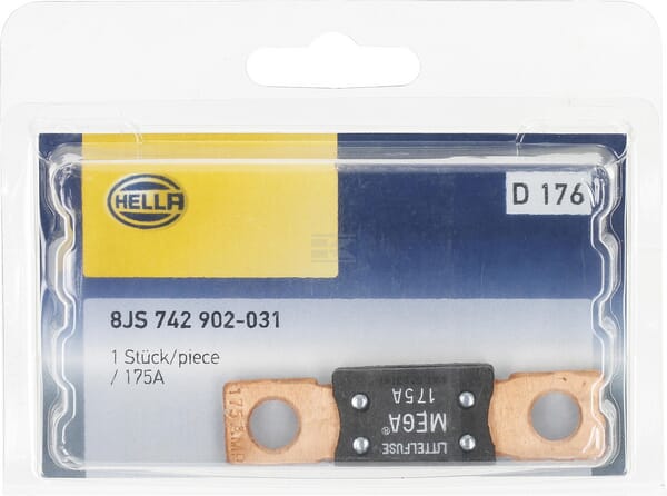 Sicherung, Mega, 175A,  Weiß, 68.58mm, 1Stk., Hella