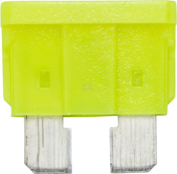Sicherung, Stecksicherung, Standard, 20A,  Gelb, 18.8mm, 10Stk., Hella