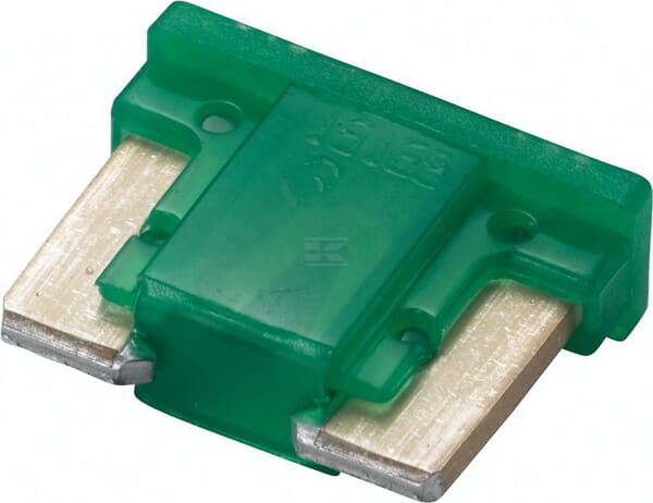 Sicherung, Stecksicherung, Mini, niedrig, 30A,  Grün, 8.4mm, 5Stk., Hella