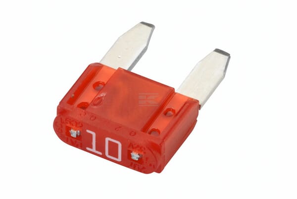 Sicherung, Stecksicherung, Mini, 10A,  Rot, 19mm, 5Stk., Hella