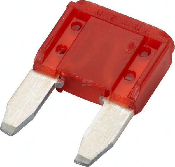 Sicherung, Stecksicherung, Mini, 10A,  Rot, 19mm, 5Stk., Hella