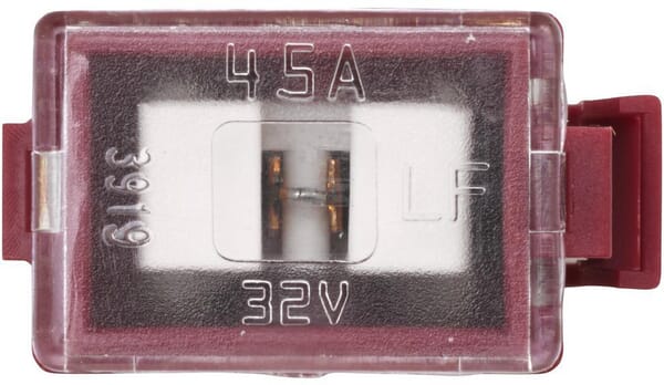 Sicherung, PAL, 45A,  Rot, 15.8mm, 1Stk., Hella