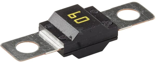 Sicherung, Midi, 60A,  Bernstein, 41.07mm, 1Stk., Hella
