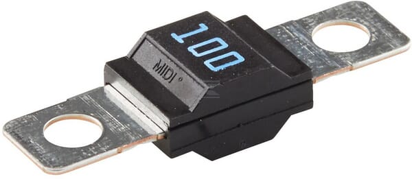 Sicherung, Midi, 100A,  Blau, 41.07mm, 1Stk., Hella