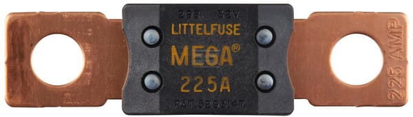 Sicherung, Mega, 225A,  Braun, 68.58mm, 1Stk., Hella