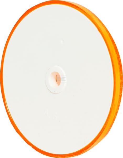Orangefarbener Reflektor Ø 60mm