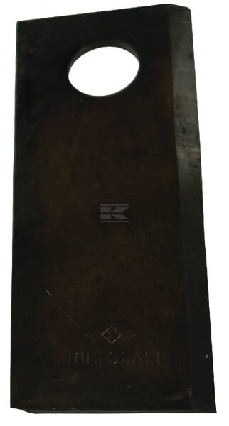 Mähmesser links 120x48x4 mm, Bohrung Ø 18,50 mm, geeignet für Vicon / Gehl / Lely / New Holland / Pöttinger, 25er-Packung