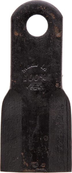 Schlegelmesser, Länge 135mm, breite 40mm, dicke 6mm, bohrungsdurchmesser 16.5mm