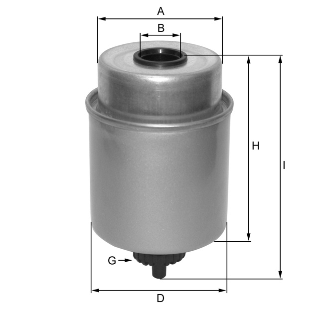 ZP3346F Kraftstofffilter SpinOn