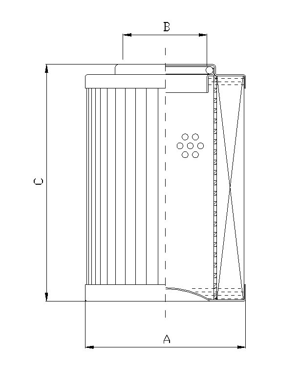 DHD160G05V Hydraulikfilterelement (Druckfilter)