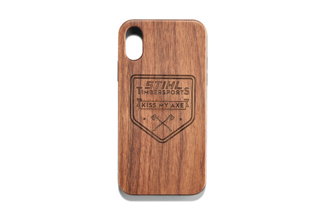 STIHL Handyhülle AXE Holz iPhone X/XS