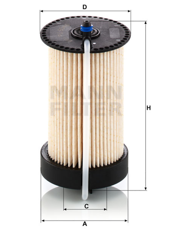 PU 8046 z Kraftstofffilterelement (metallfrei)