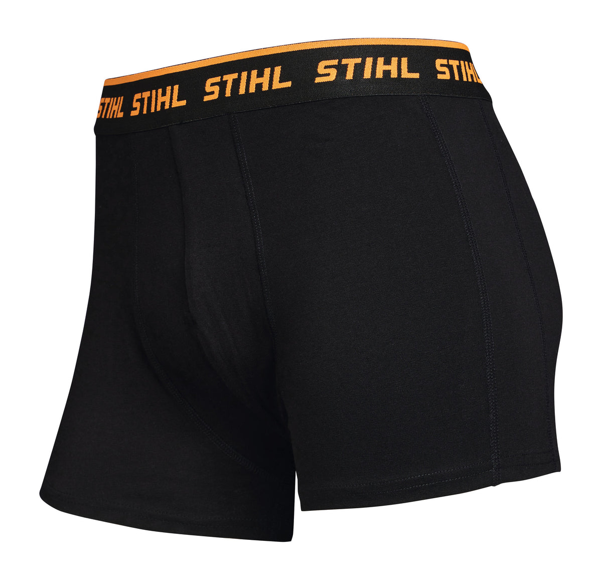 STIHL Boxershorts Gr. S 2er-Set LOGO Schwarz / Grau