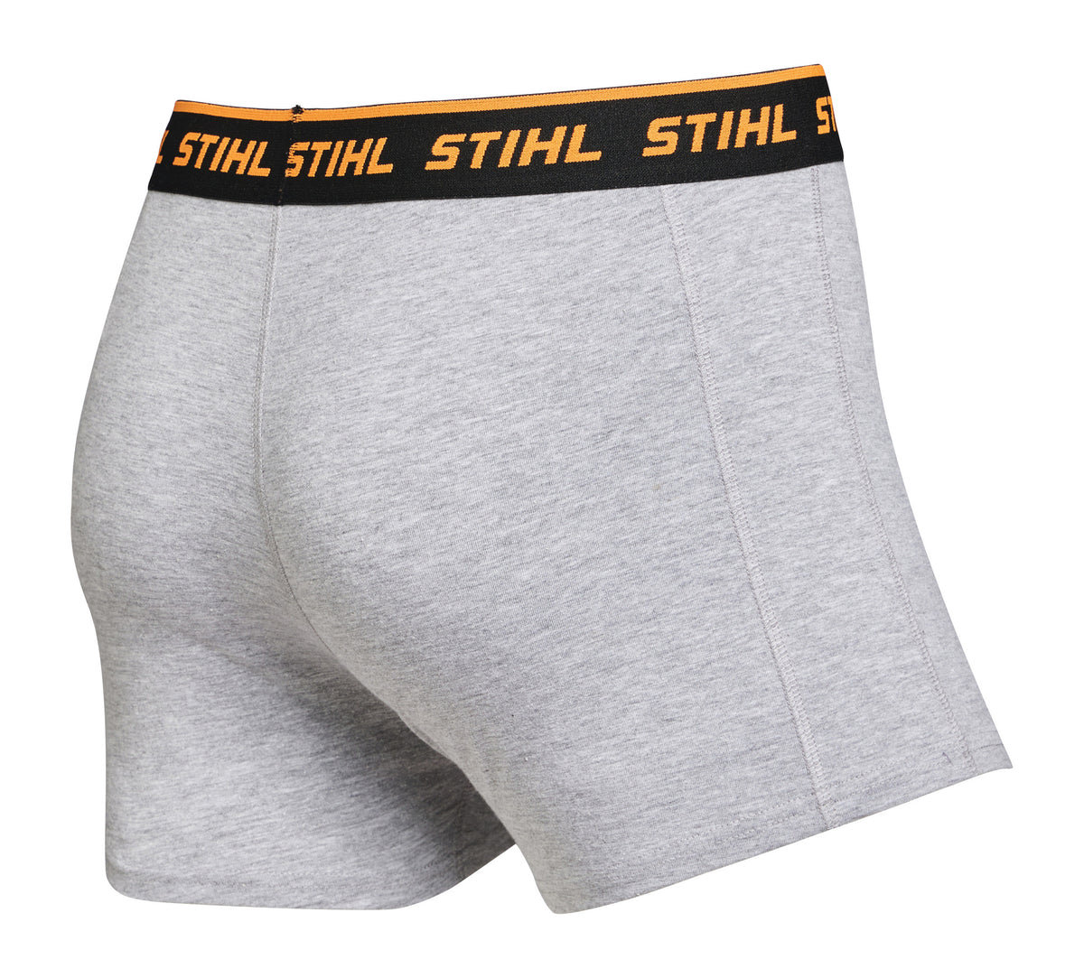 STIHL Boxershorts Gr. S 2er-Set LOGO Schwarz / Grau