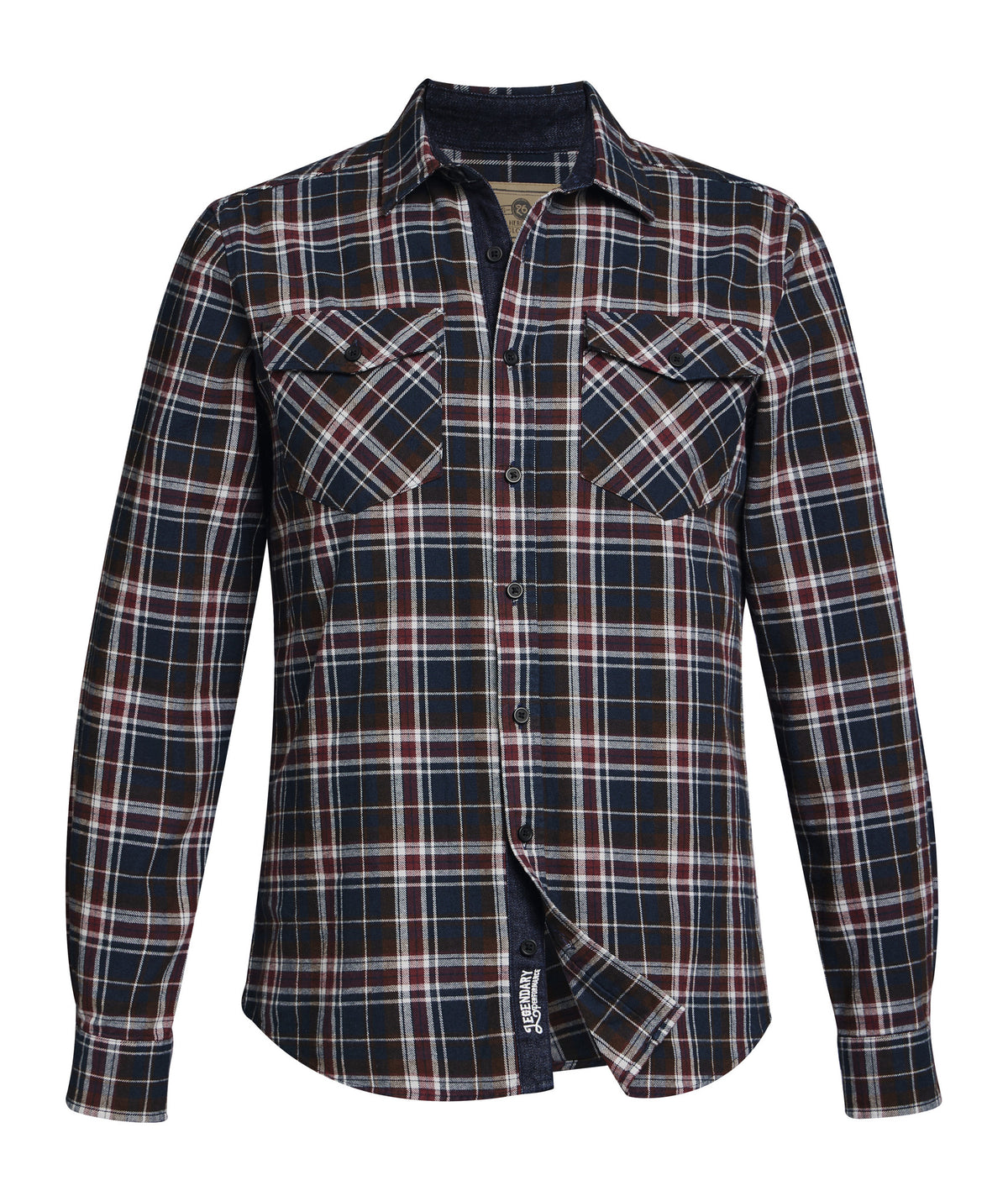 STIHL Hemd Gr. M PLAID FLANNEL Blau / Rot