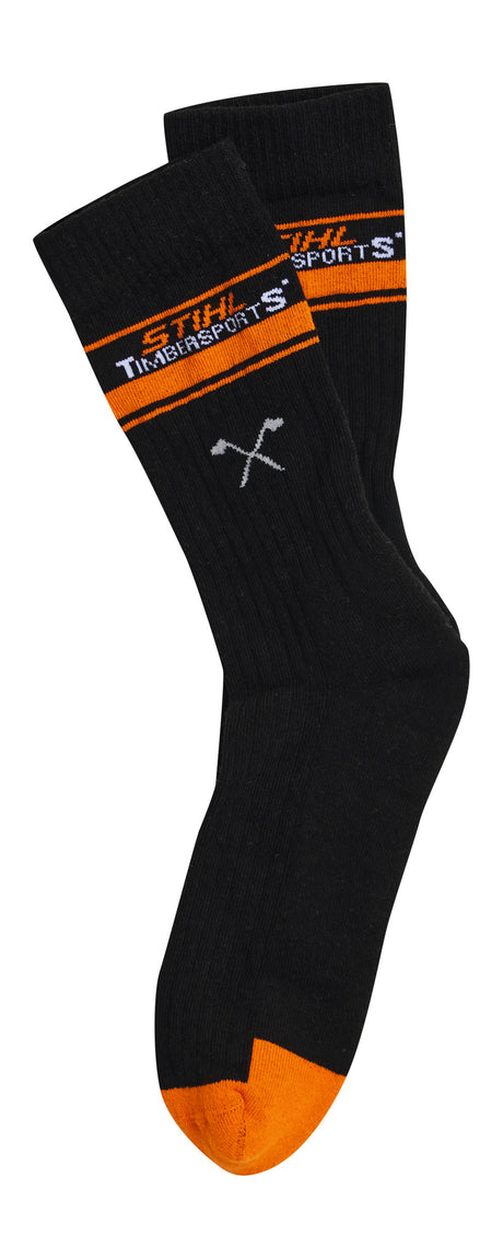 STIHL Socken Gr. 35-38 3er Set TIMBERSPORTS® Schwarz / Weiß