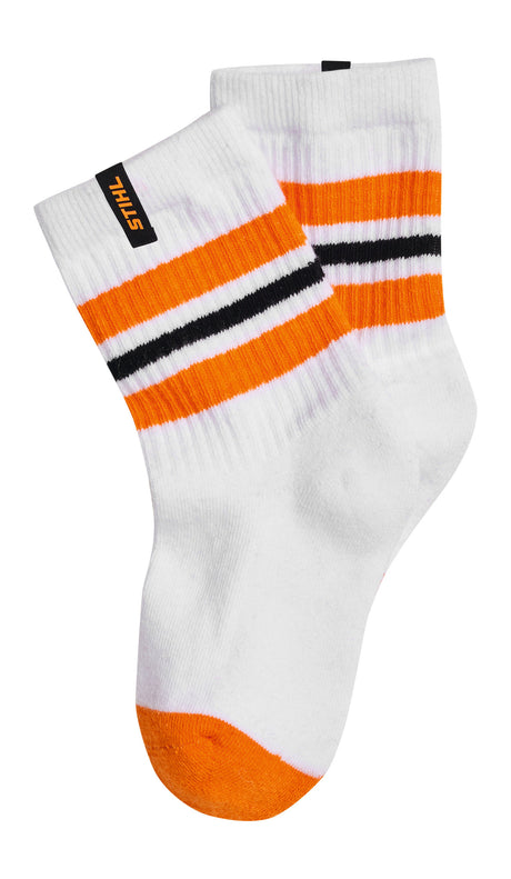 STIHL Kindersocken Gr. 25-27 3er Set STRIPES Schwarz / Weiß/ Grau