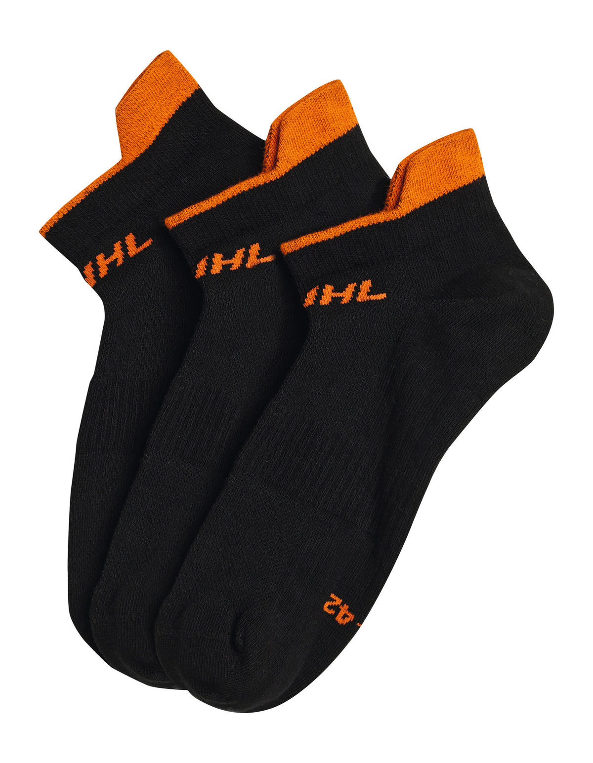 STIHL Socken Gr. 43-46 SNEAKER 3er Set Schwarz