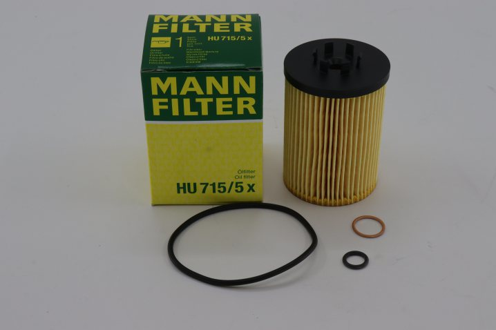 HU 715/5 x Flüssigkeitsfilterelement (metallfrei)