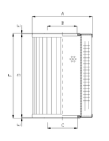 R660G03 Hydraulikfilterelement (Rücklauffilter)