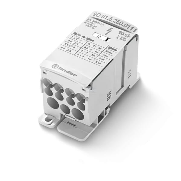 Hochstrom-Klemmenblock 250A 1 Eingang/11 Ausgänge