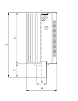 RVR65B25B Hydraulikfilterelement (Rücklauffilter)
