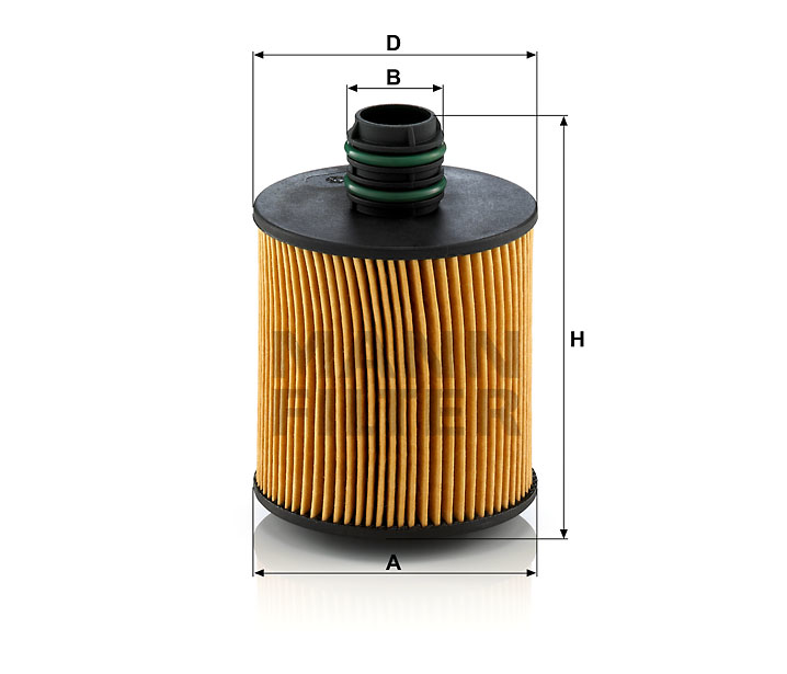 HU 8006 z Ölfilterelement (metallfrei)