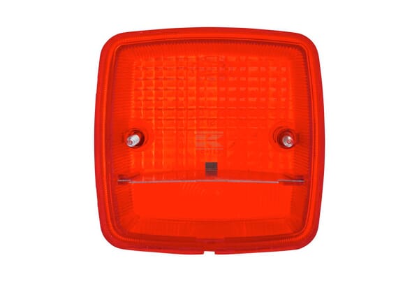 Lichtscheibe rot