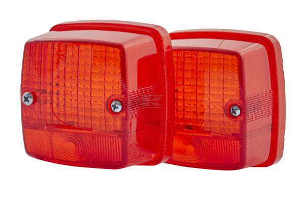 Lichtscheibe rot