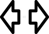 Symbol Fahrtrichtungsanzeiger
