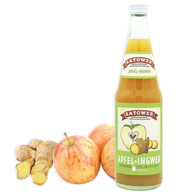 Apfel-Ingwersaft 100% Satower