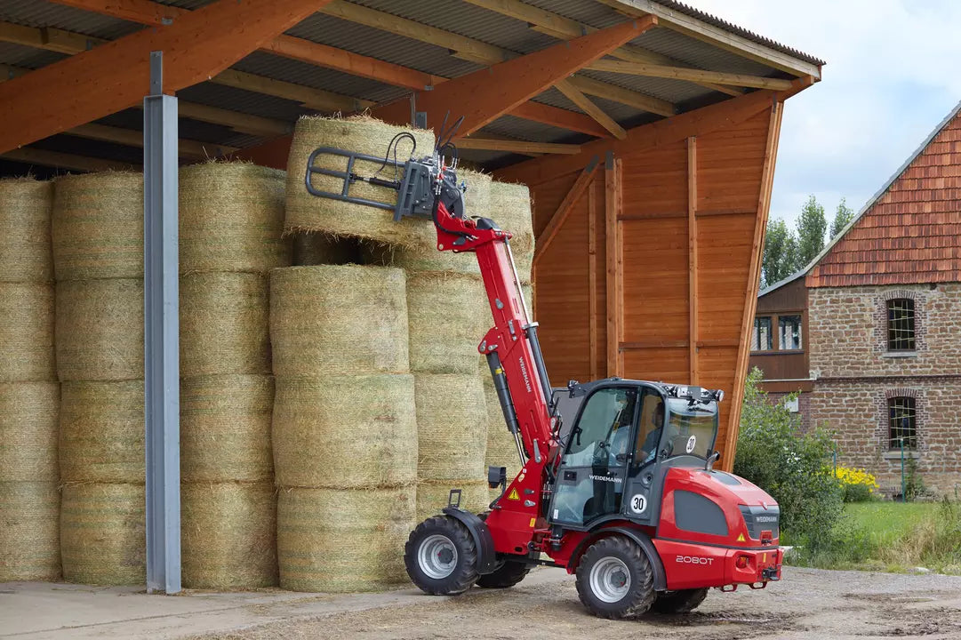 Weidemann Rundballenzange